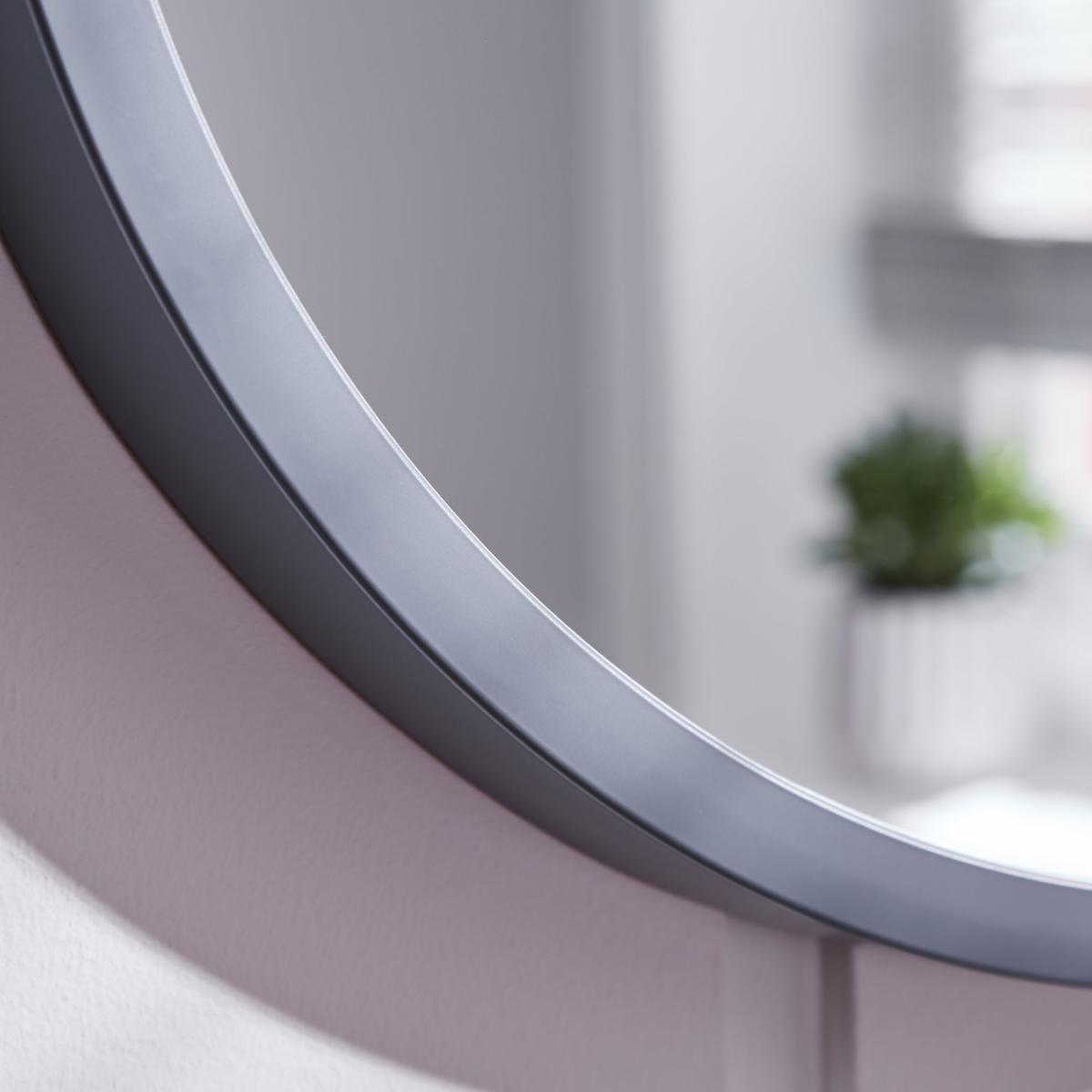 Elements Round Wall Mirror 56cm Grey Grey – image 2
