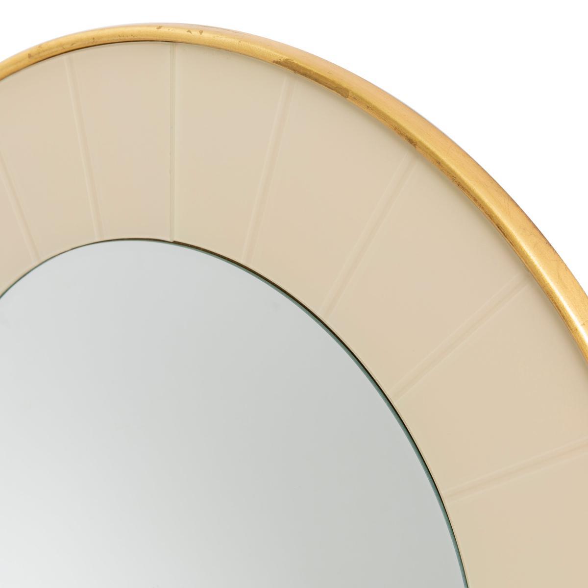 Pretty Boho Glass 55cm Mirror White – image 4