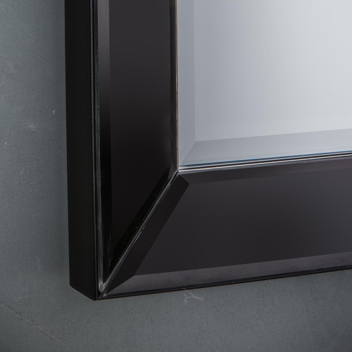Lyra Rectangle Mirror 61 x 92cm Black – image 2