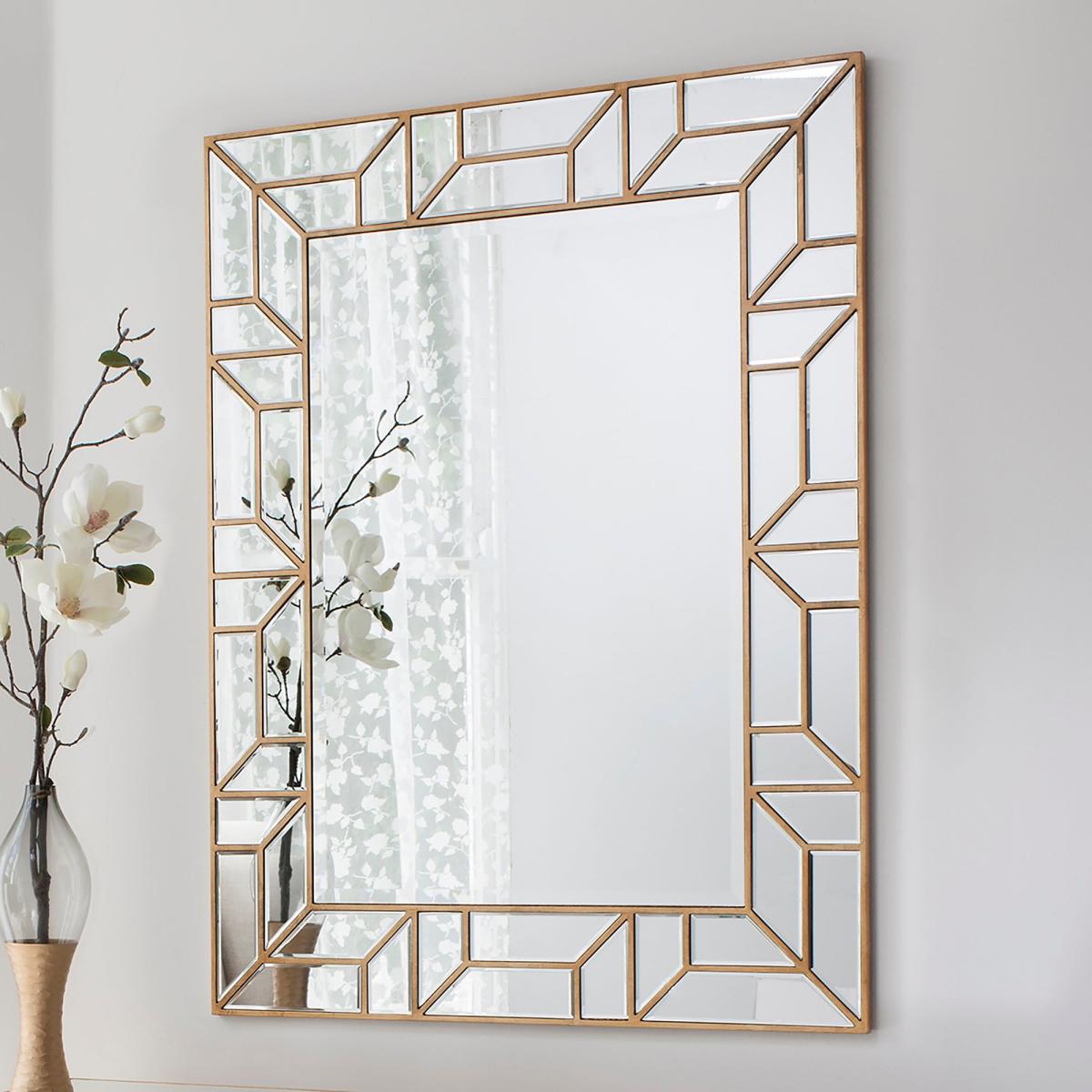 Vera Mirror 89 x 118cm Gold Effect – image 2