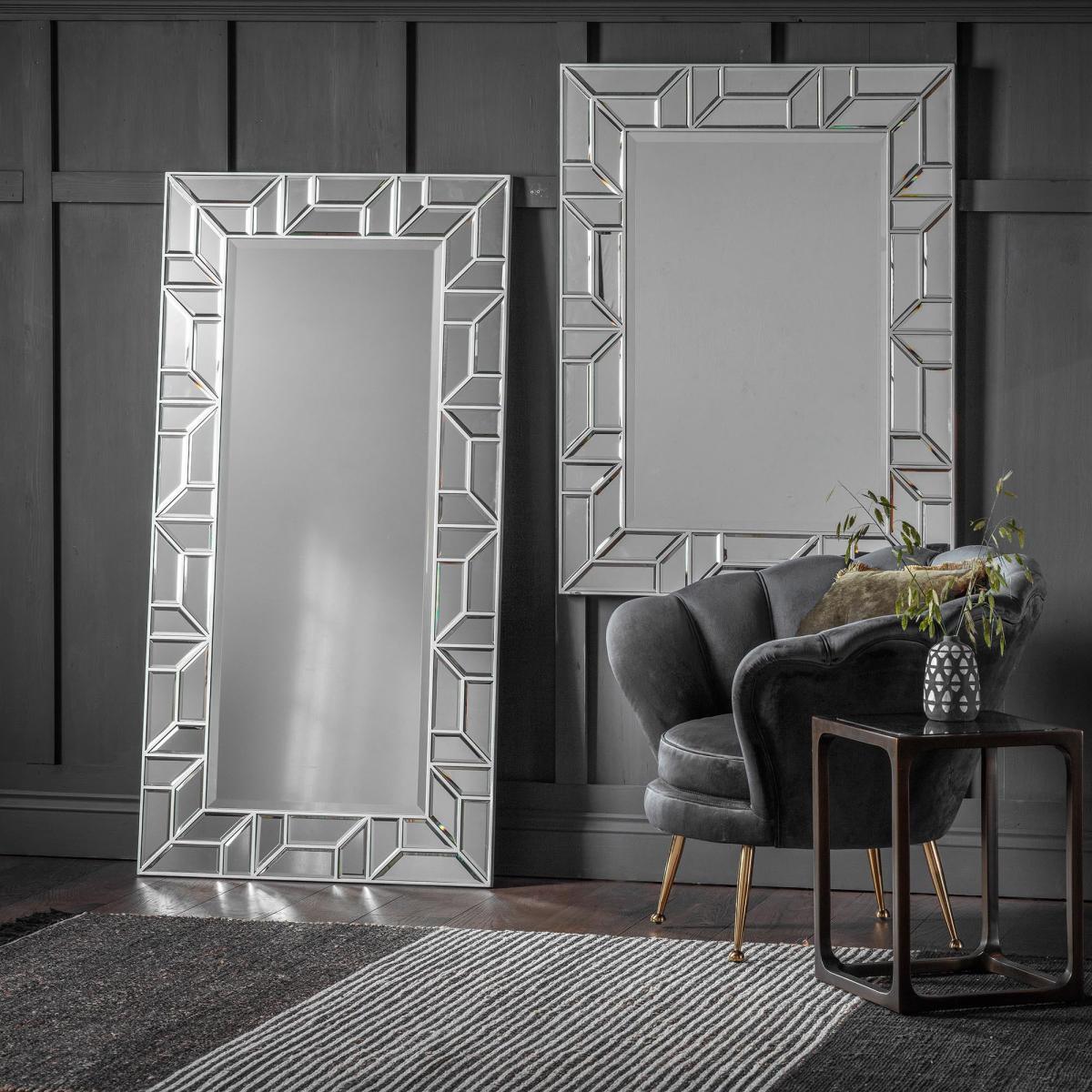 Vera Mirror 89 x 118cm Silver – image 2