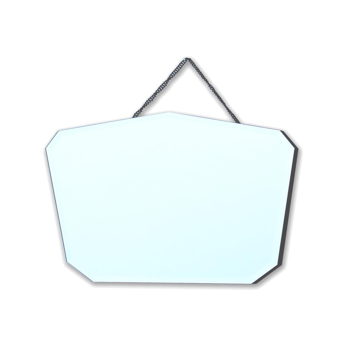 Wall Hanging Mirror Silver Effect