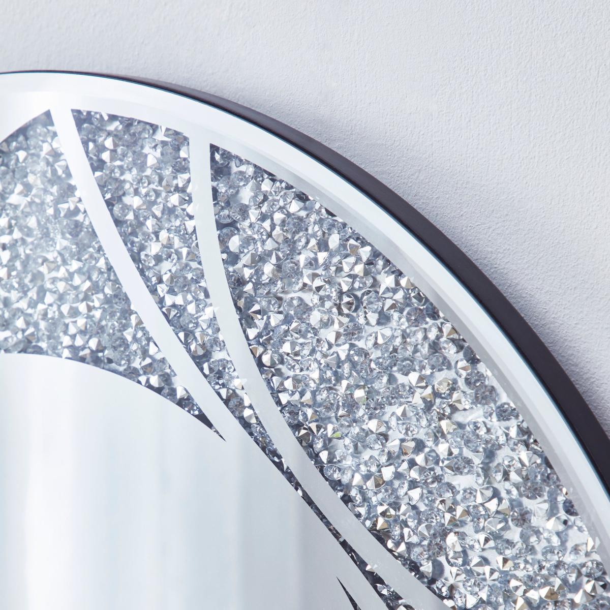 Mirage Circular Mirror 60cm Silver Effect – image 2