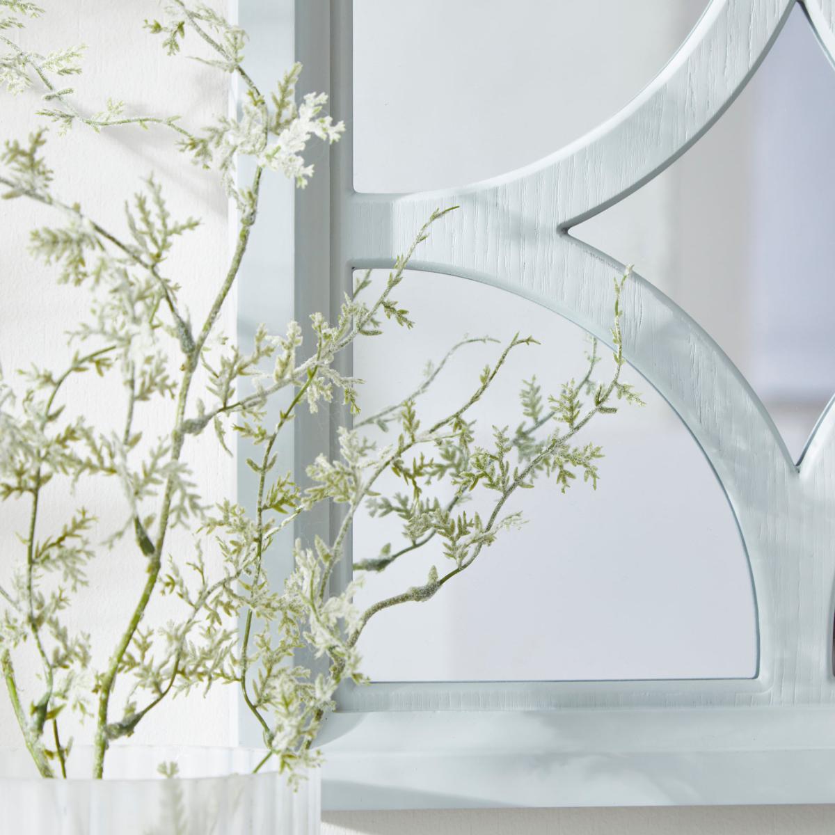 Delphi Wall Mirror Grey – image 3