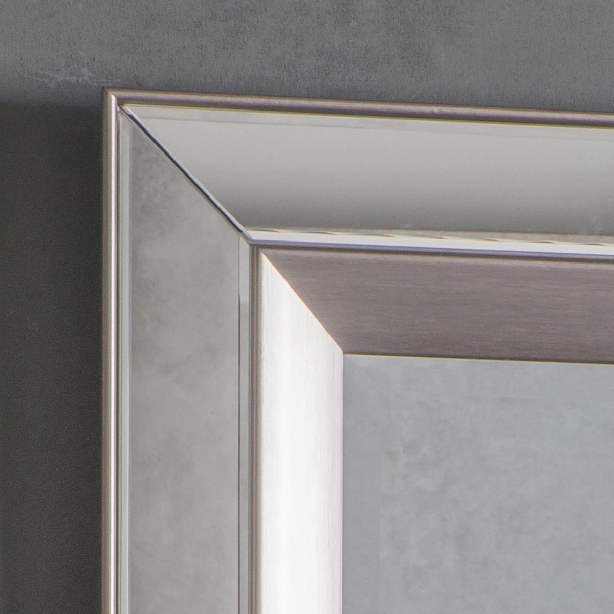 Set of 4 Monto Square Mirrors 36 x 36 cm Silver – image 2