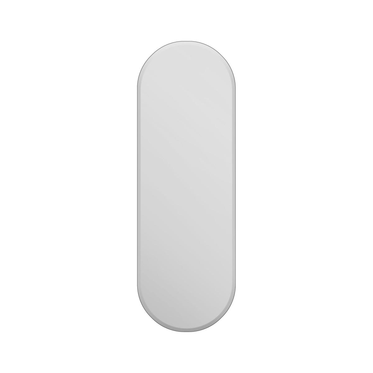 Lacuna Frameless Oval Wall Mirror Clear – image 2