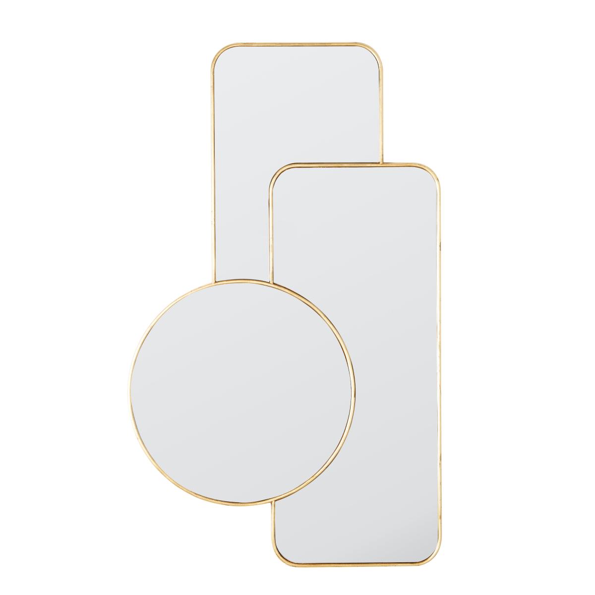 Curves Multi Shape Wall Mirror Gold Effect – image 3
