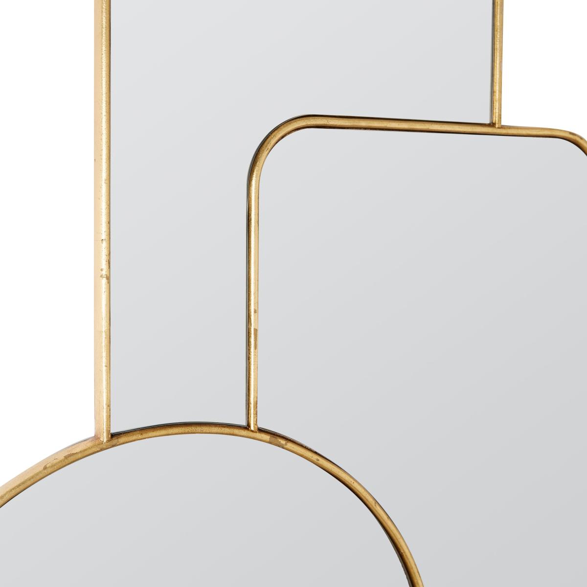 Curves Multi Shape Wall Mirror Gold Effect – image 4