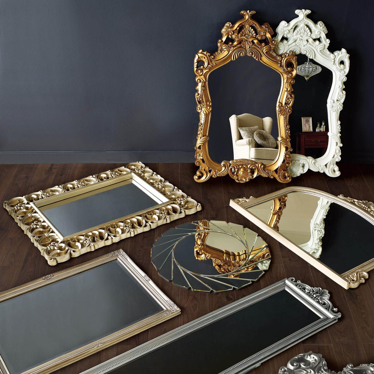 Clear Edge Wall Mirror 80cm Silver Effect – image 4