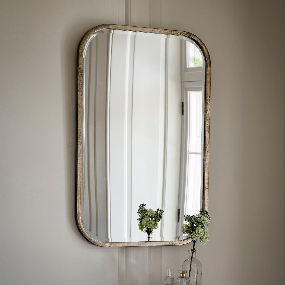 Logan Wall Mirror Gold Effect – image 1