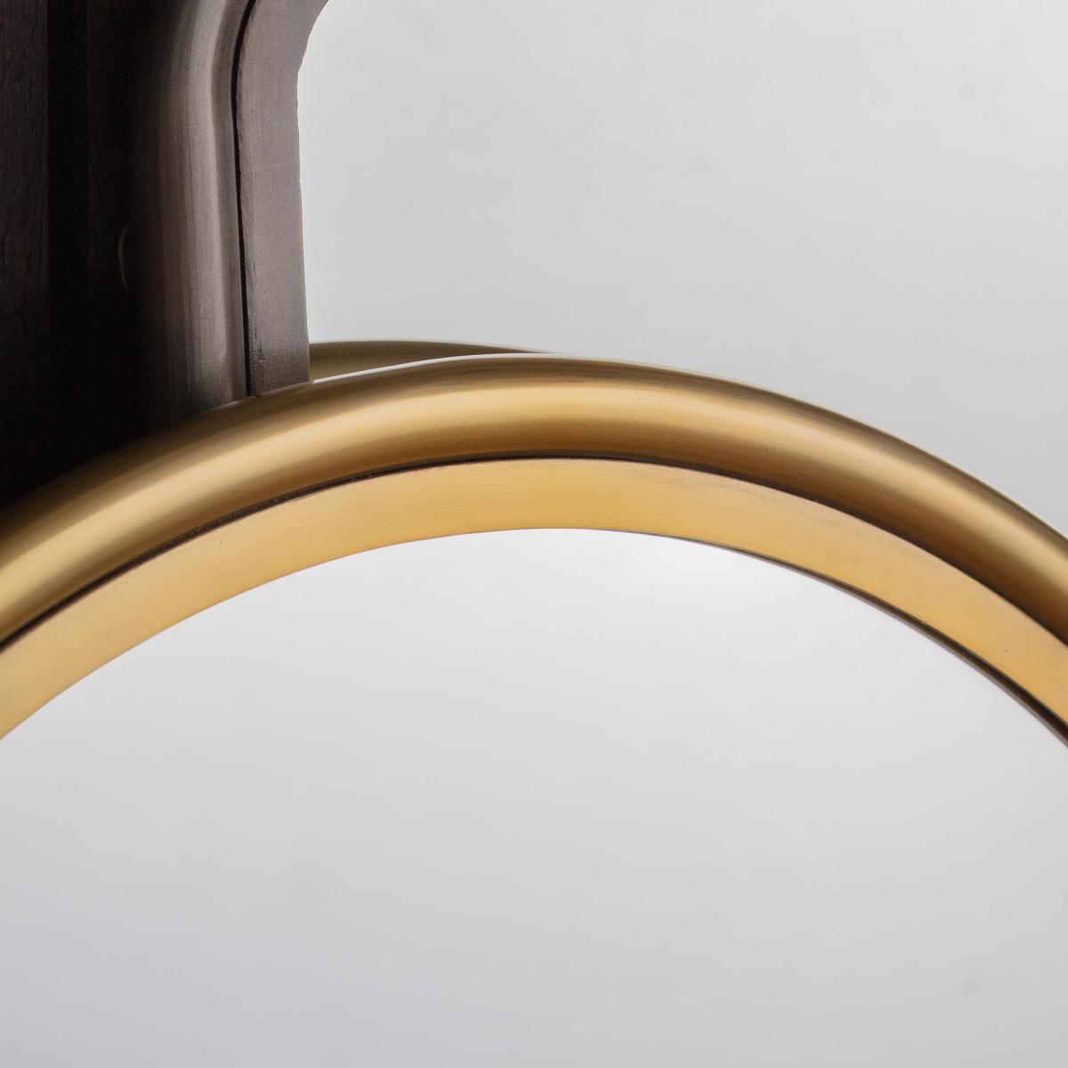 Bellevue Round Mirror 100cm Brass – image 3