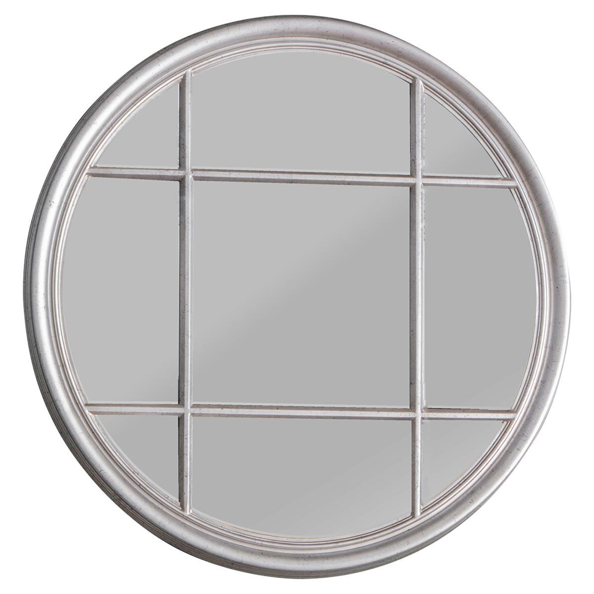 Ezio Round Wall Mirror Silver – image 3