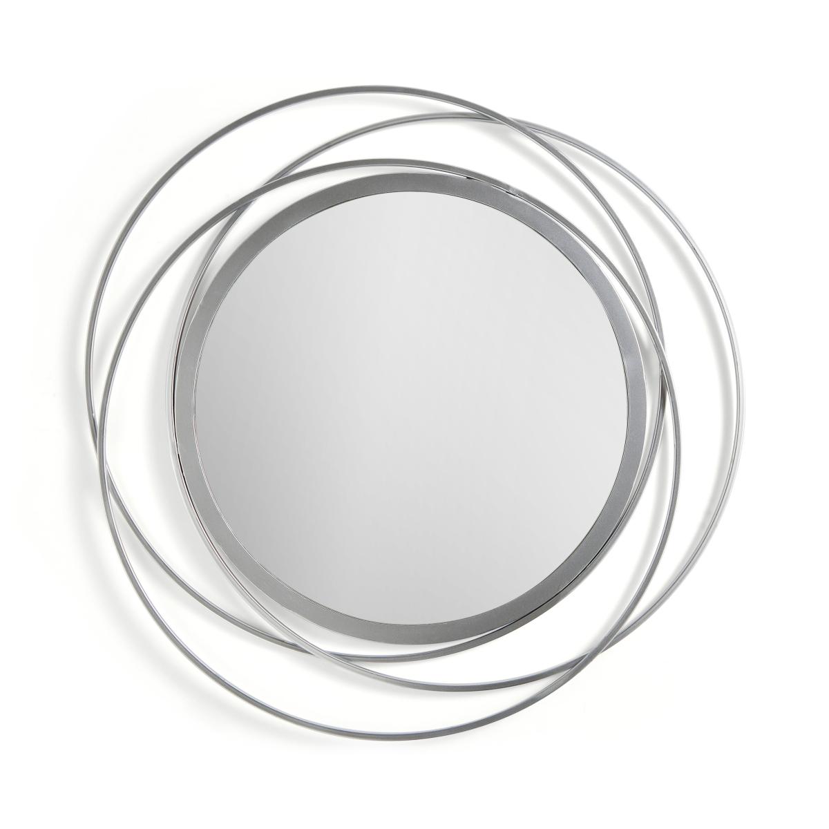 Zen Luxe Round Indoor Outdoor Wall Mirror Silver – image 4