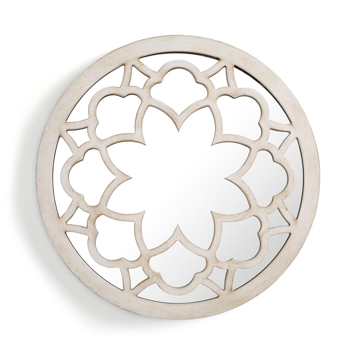 Round Wall Mirror, Sandstone Washed 50cm Sandstone – image 3