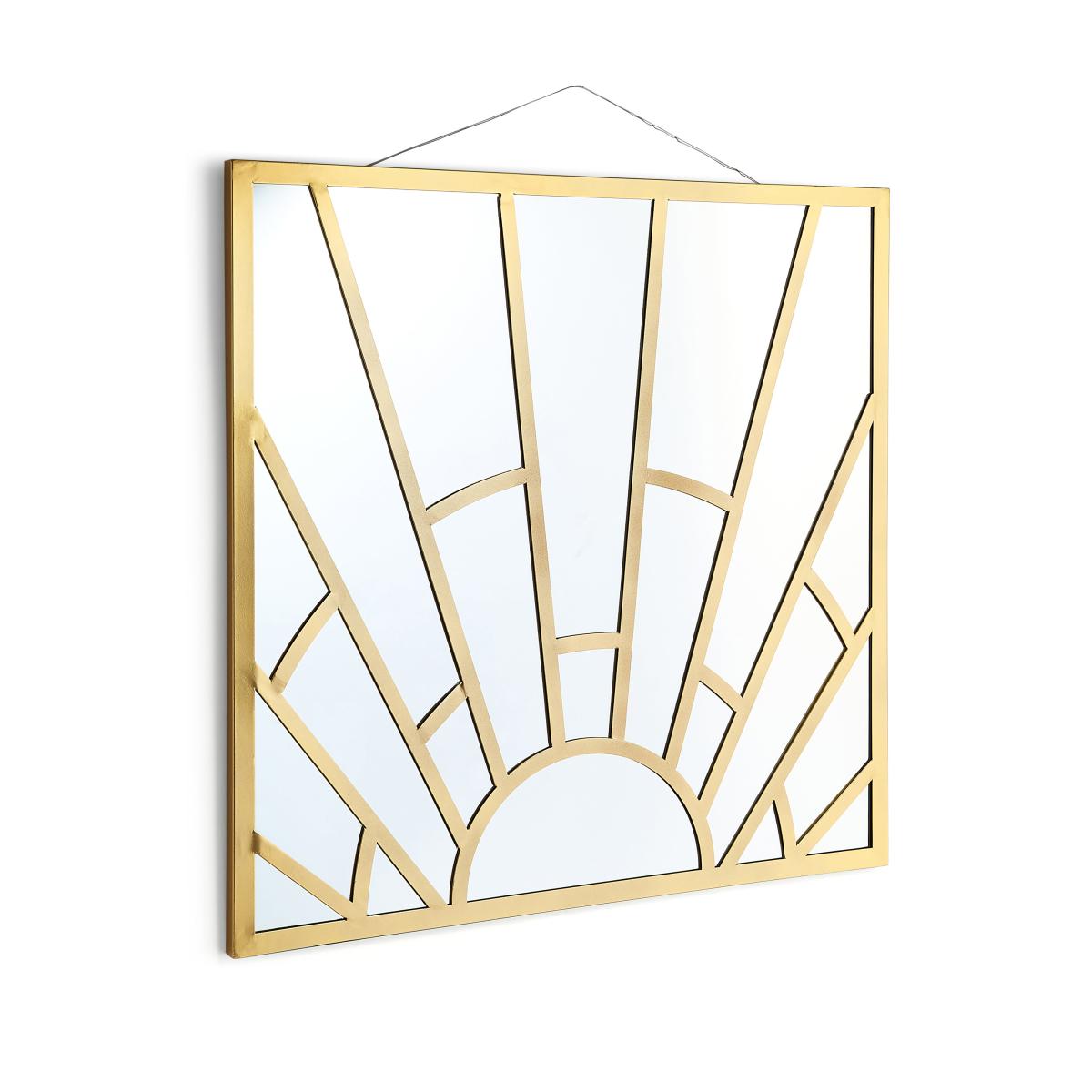 Sun Rays Wall Mirror Gold – image 3
