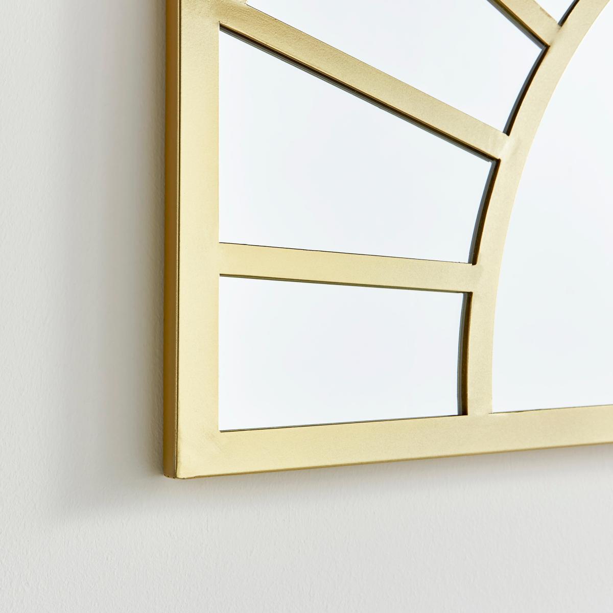 Sun Rays Overmantel Wall Mirror Gold – image 2