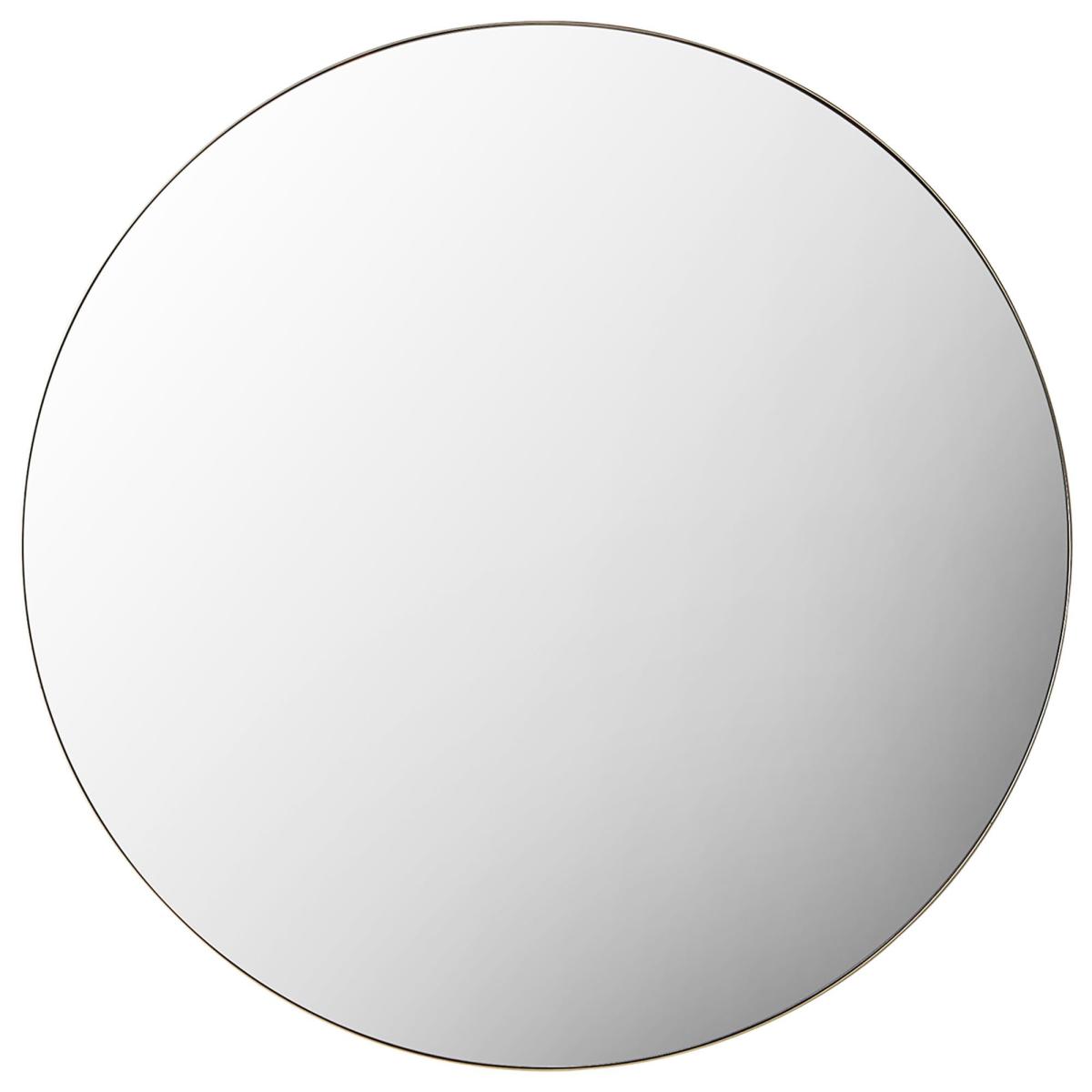 Elmira Round Mirror 100cm Champagne – image 3