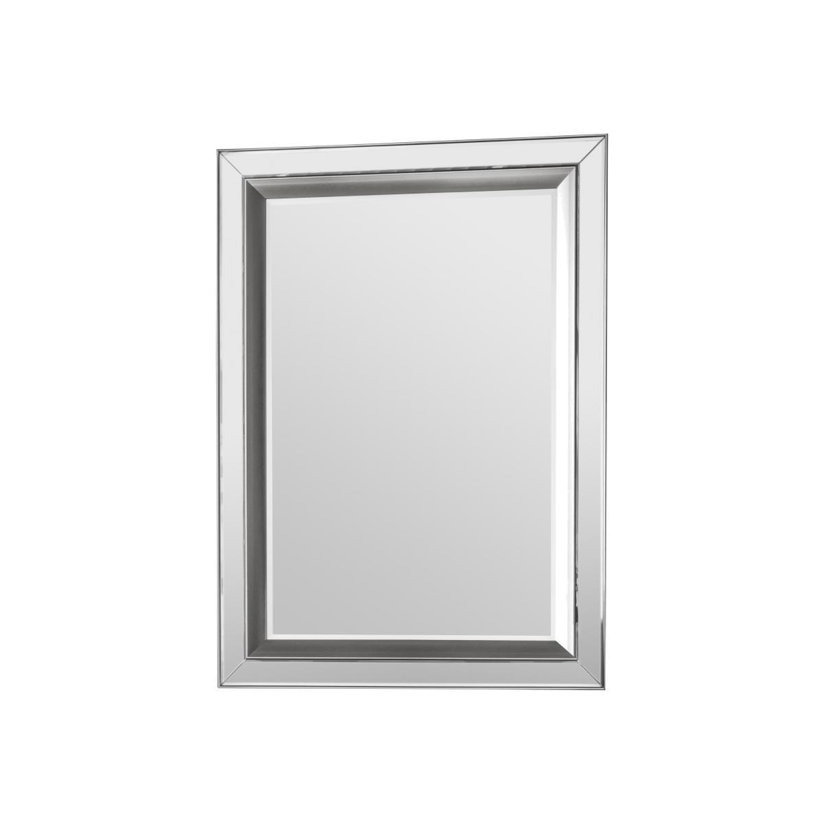 Madrid Rectangle Mirror - Silver