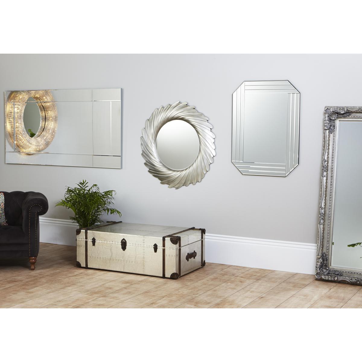 Burgate Mirror - Silver – image 2
