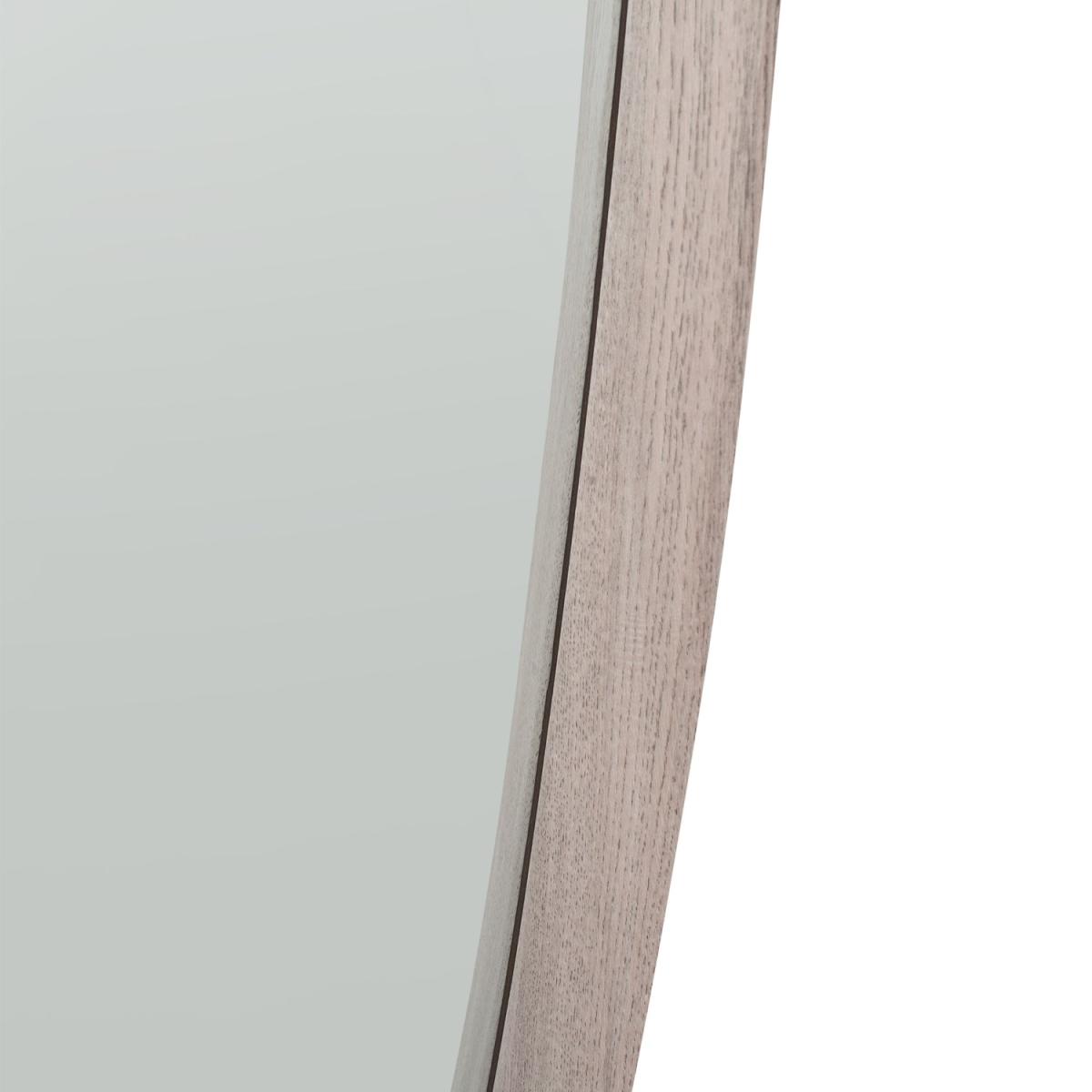 Kamala Grey Oak Teardrop Wall Mirror – image 4