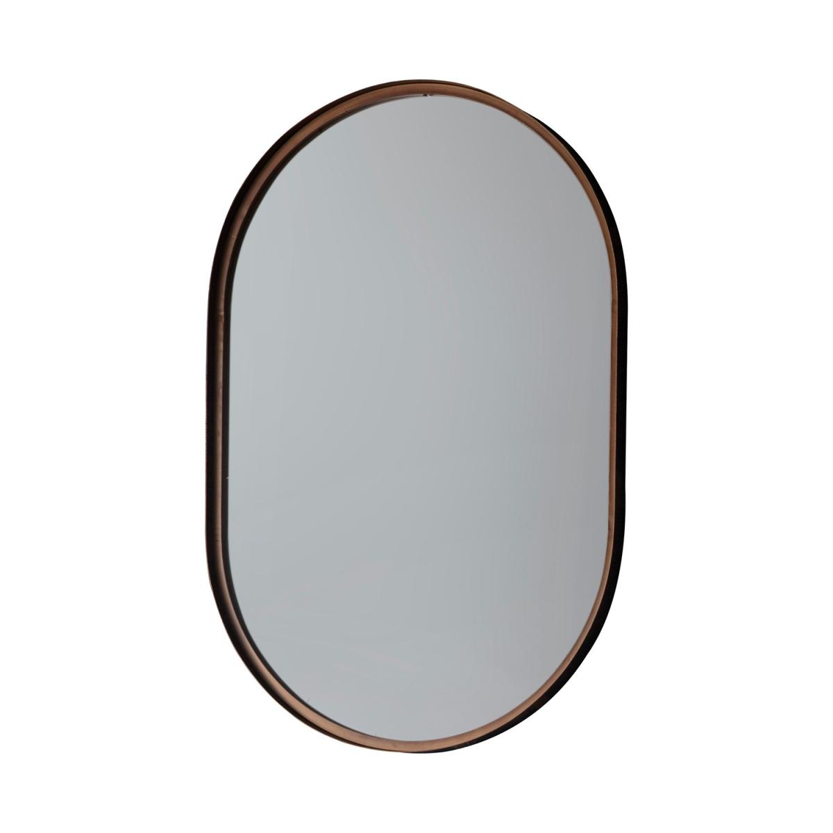 Genna Brass Elipse Mirror - Caspian House – image 3