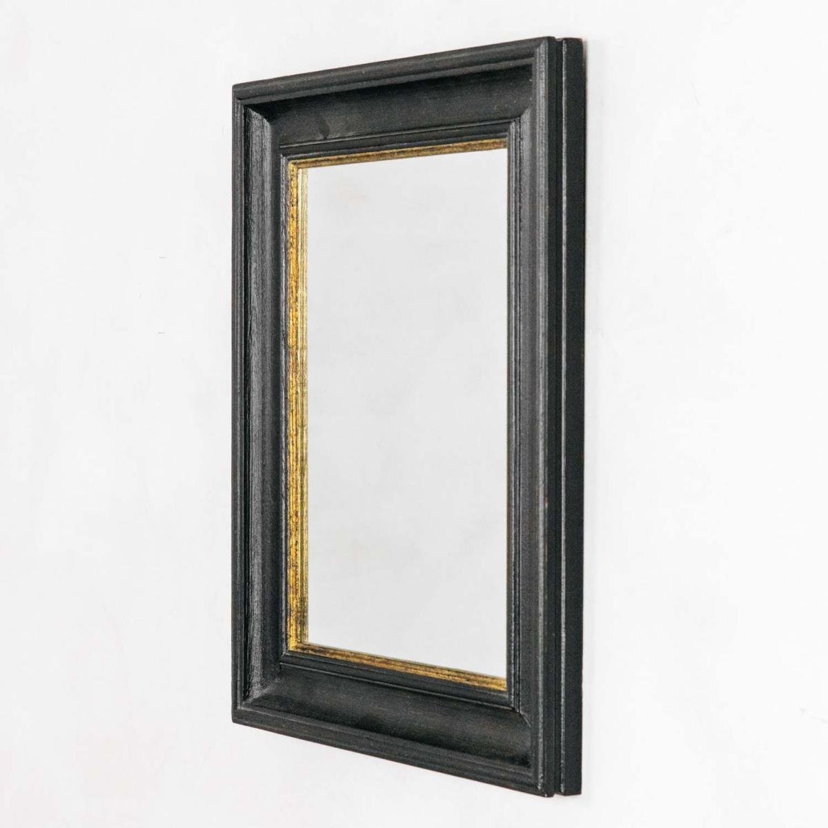 Blake Small Black and Gold Antiqued Mirror – image 4