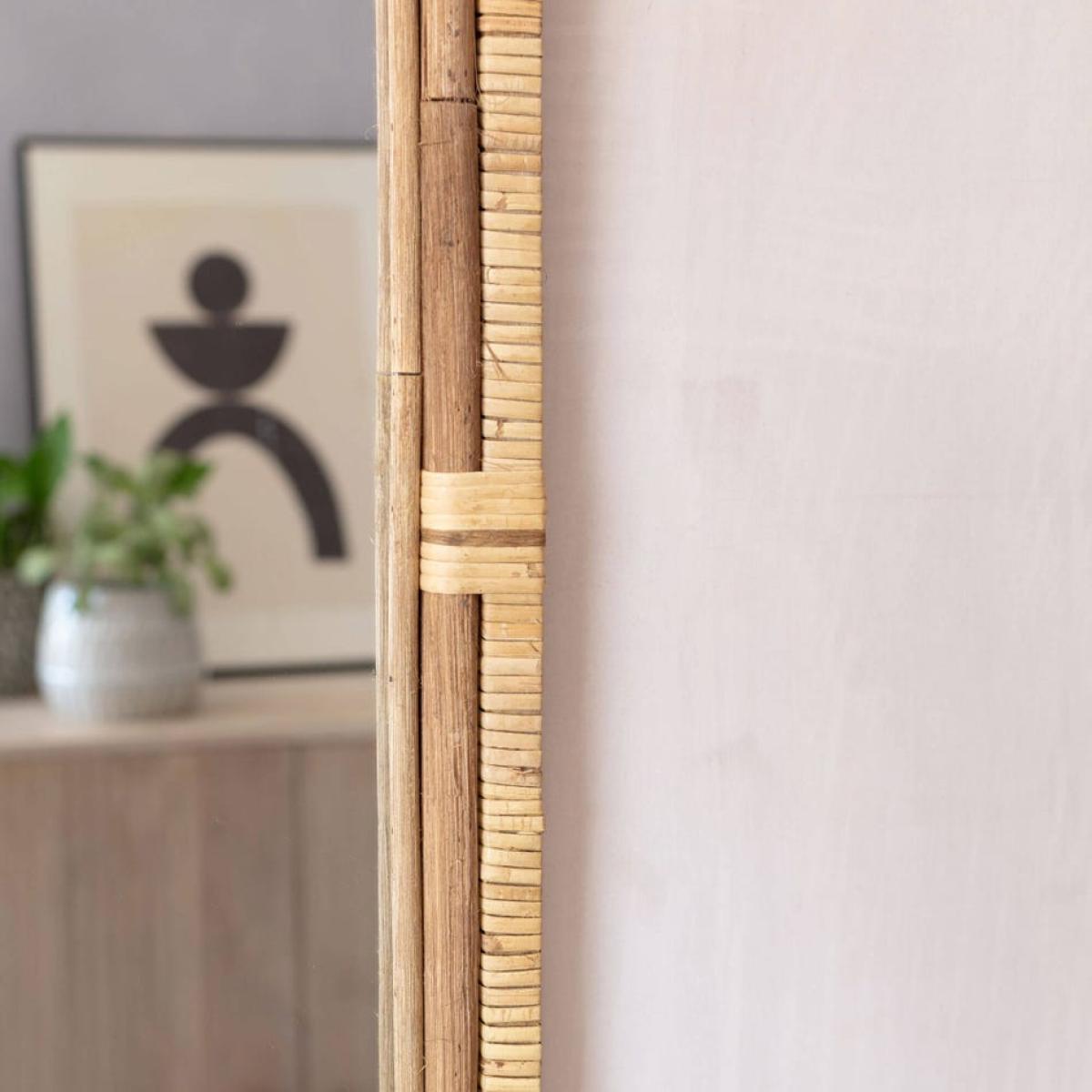 Graham and Green Lars Rattan Mirror – image 4