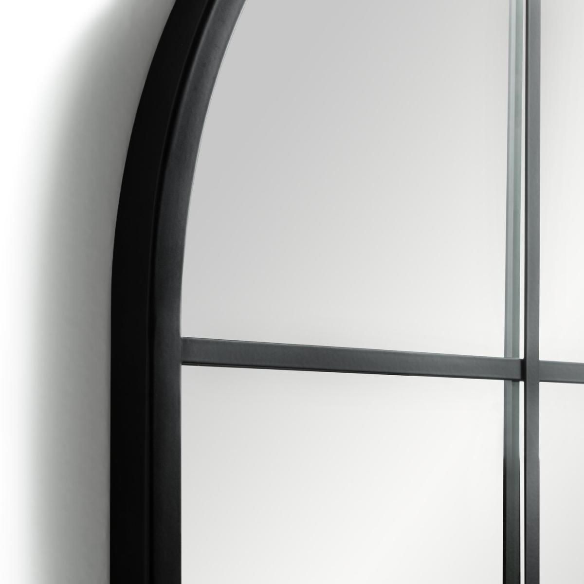 Habitat Windowpane Full Length Wall Mirror - Black – image 4