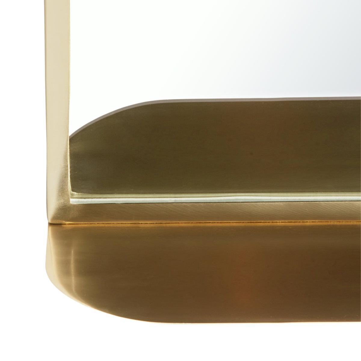 Habitat Arch Shelf Wall Mirror - Gold – image 3