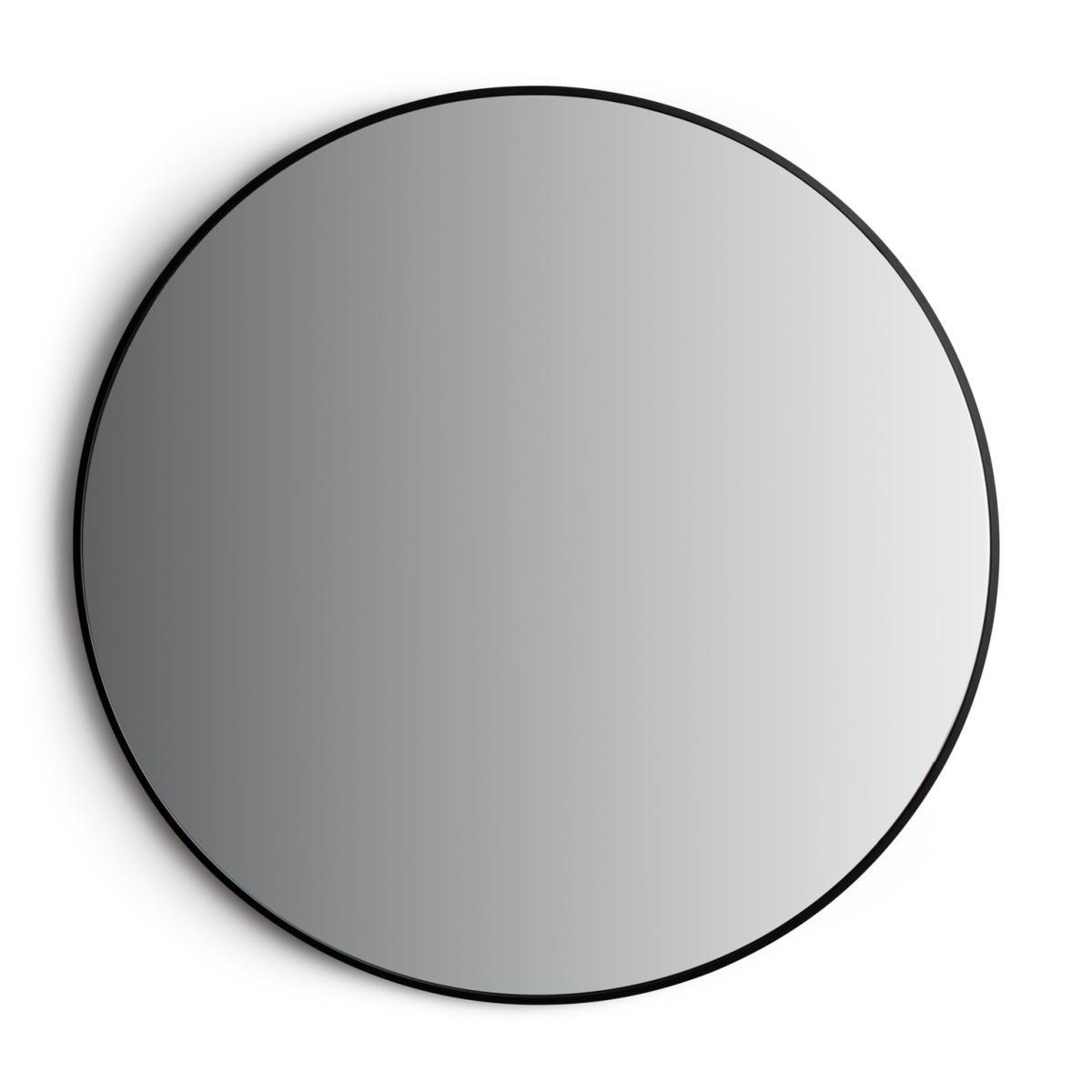 Habitat Katun Round Wall Mirror - Black – image 3