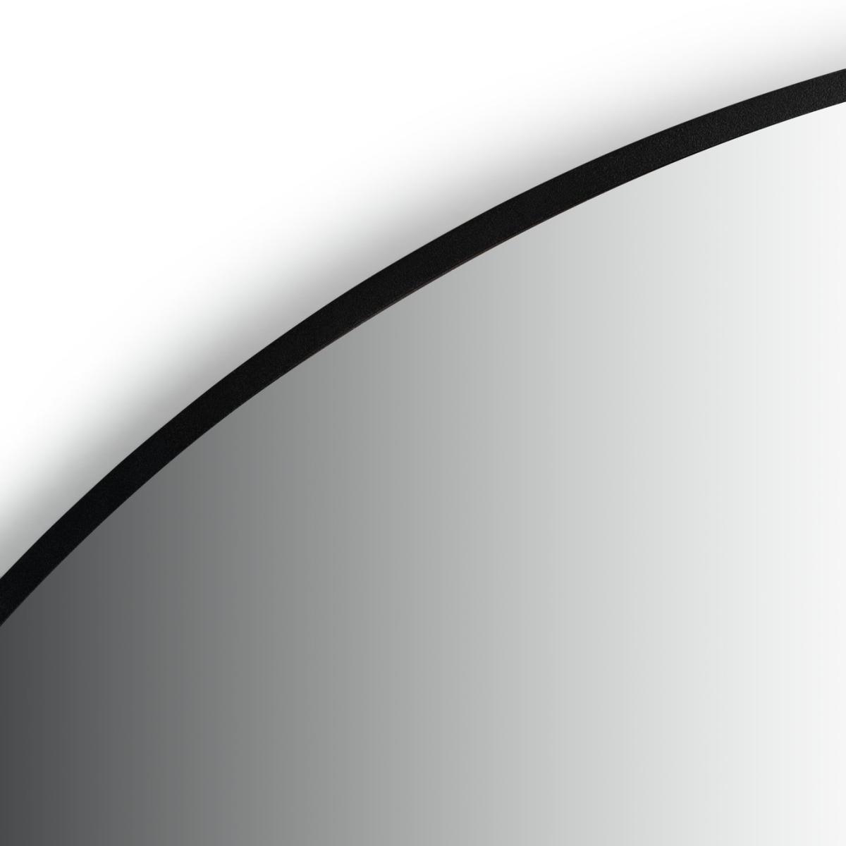 Habitat Katun Round Wall Mirror - Black – image 4