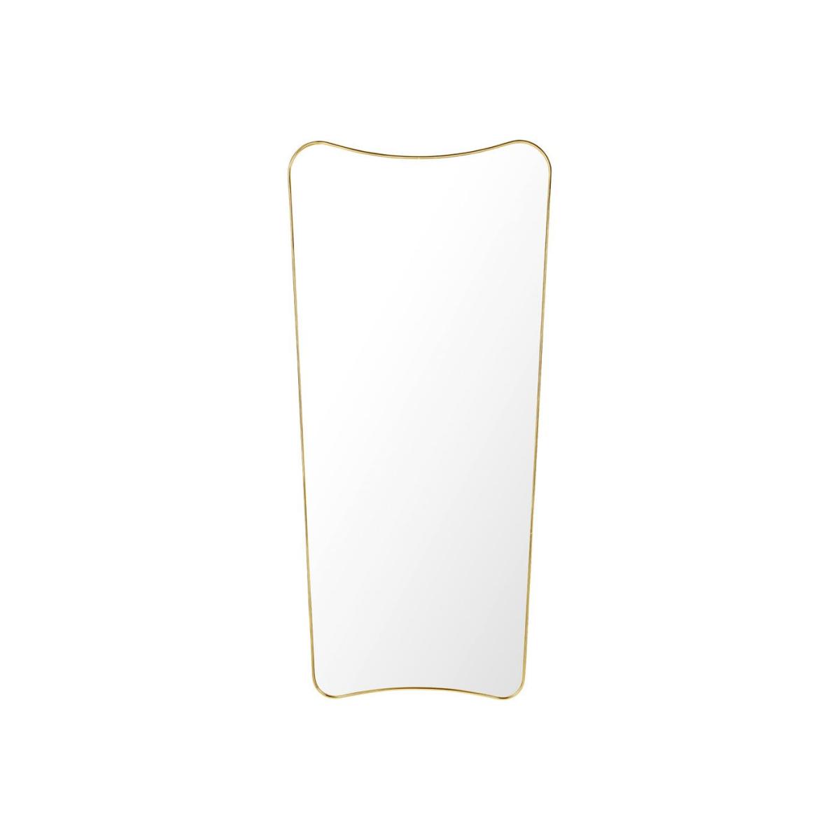 Gubi FA33 Rectangular Wall Mirror Large Brass - Heal's UK Furniture – image 2