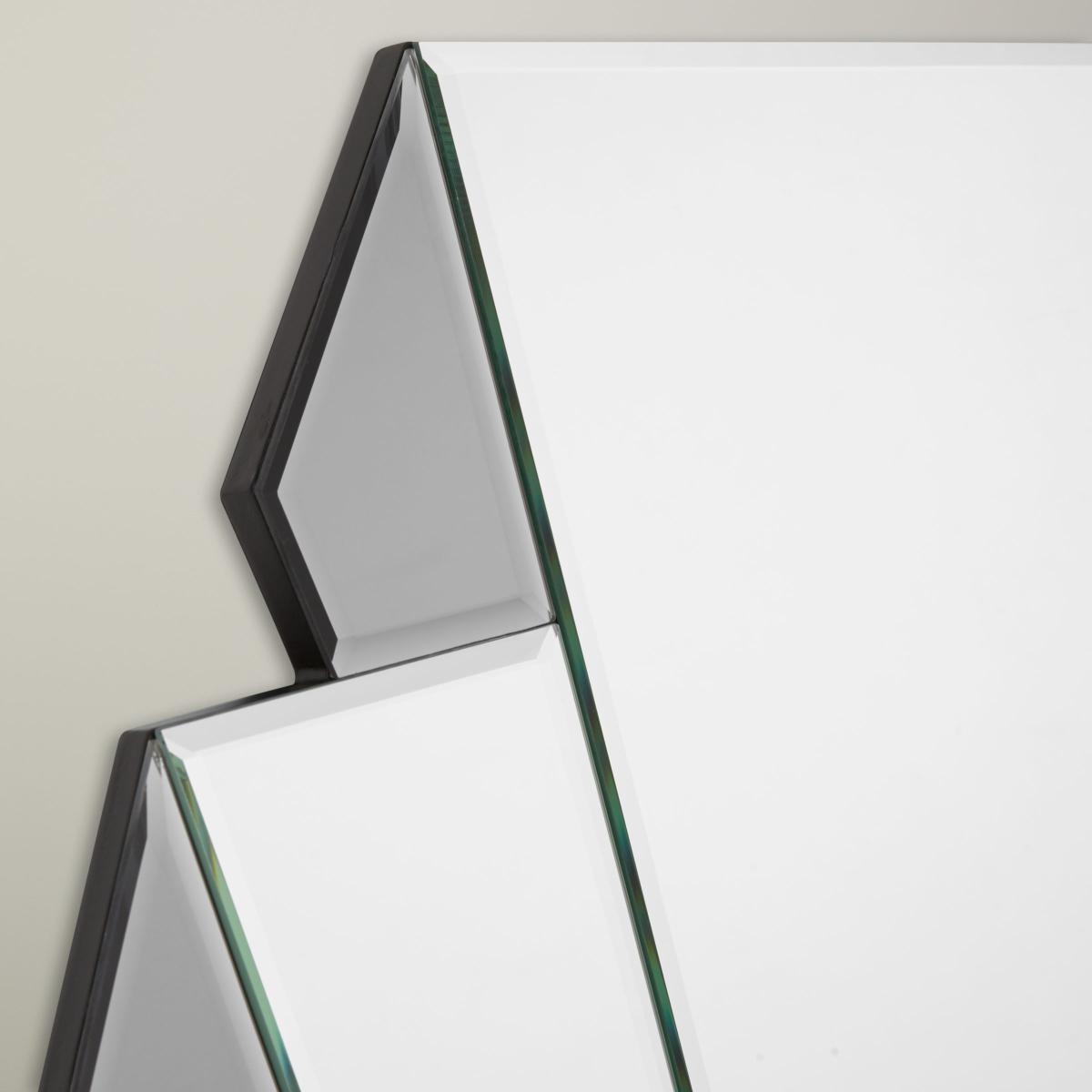 Deco Smoked Glass Mirror, 76 x 76cm – image 2