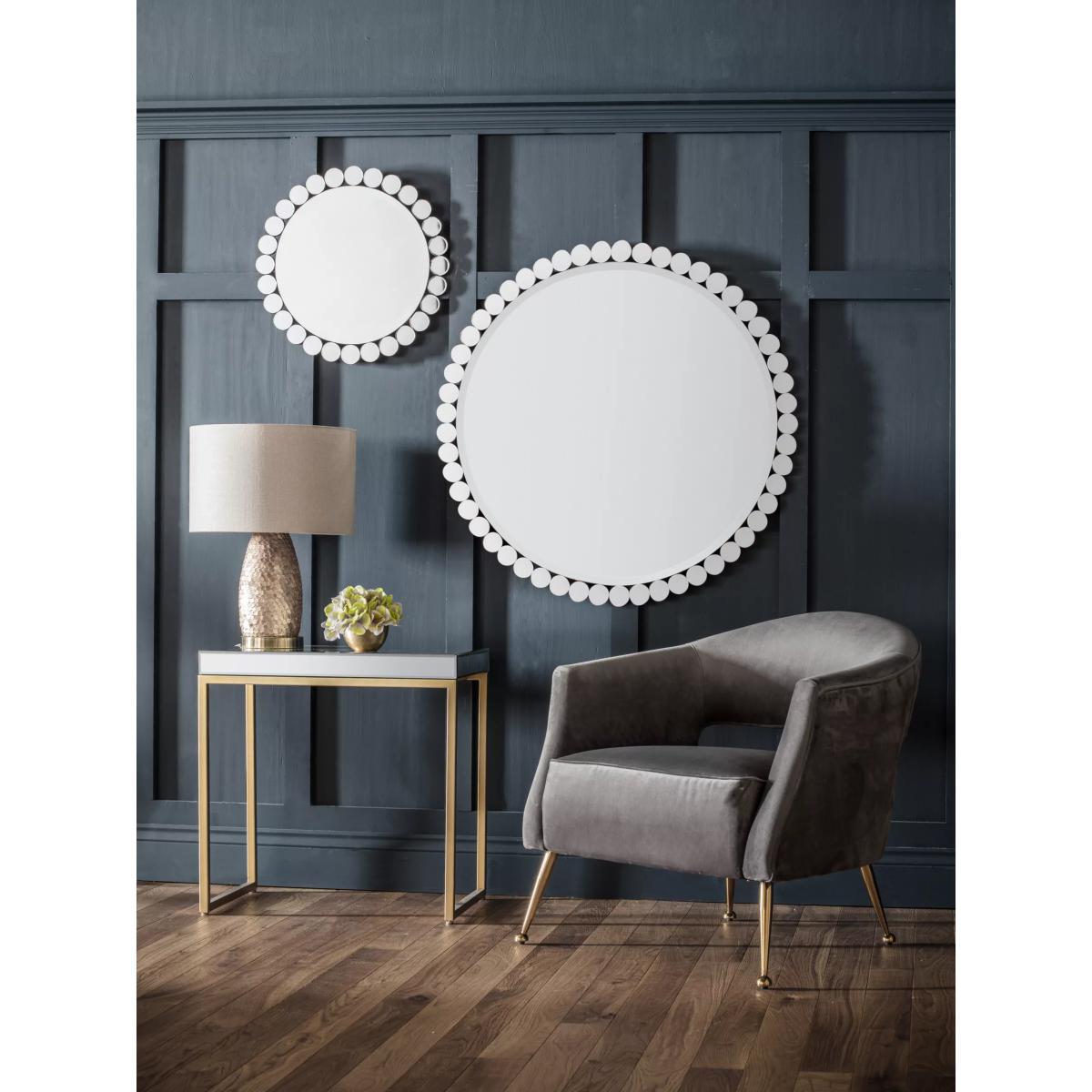 Circles Frame Wall Mirror, Clear – image 5