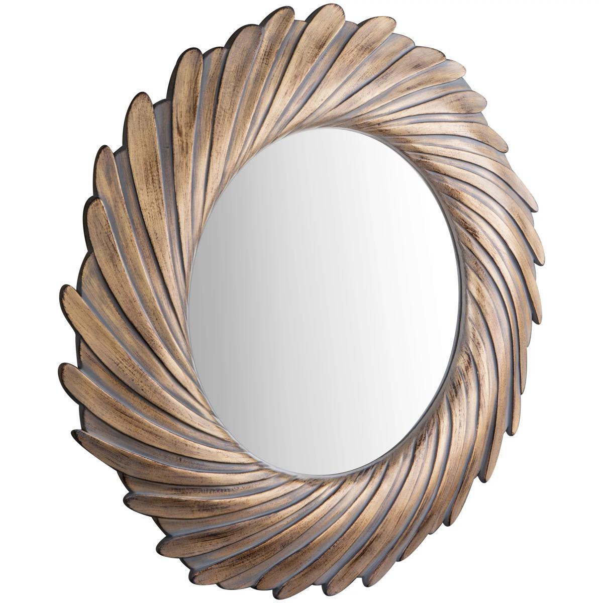 Rosalyn Round Wall Mirror, 100cm – image 2