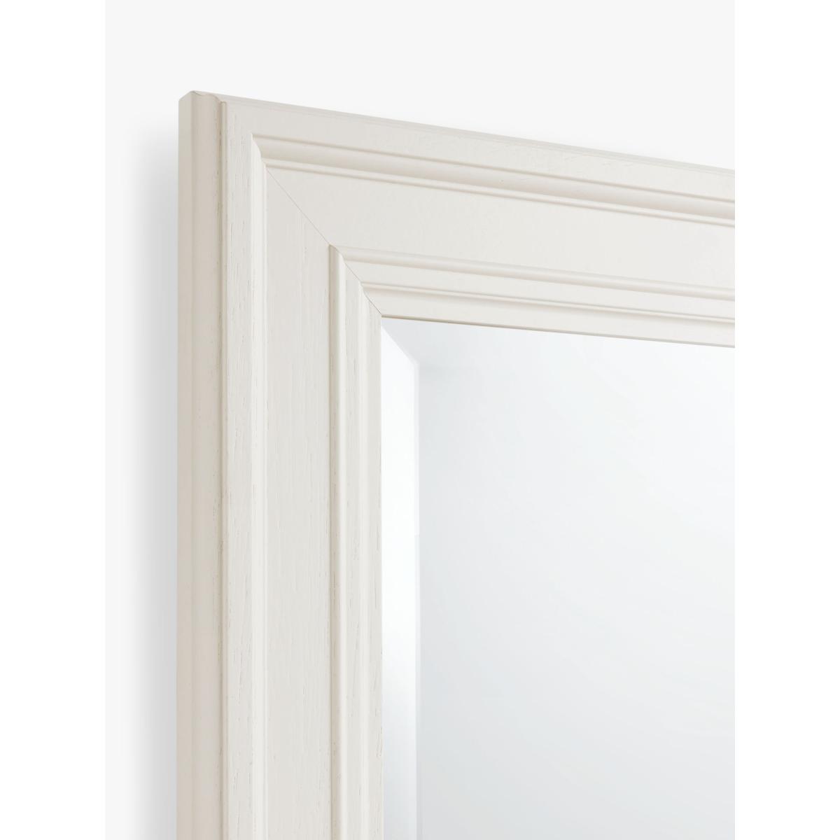 John Lewis Cambridge Rectangular Wood Frame Wall Mirror, Heritage Cream – image 2