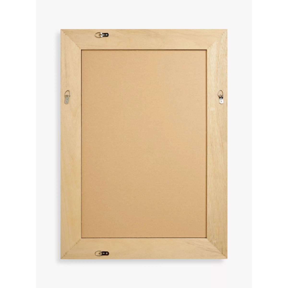 John Lewis Cambridge Rectangular Wood Frame Wall Mirror, Heritage Cream – image 3