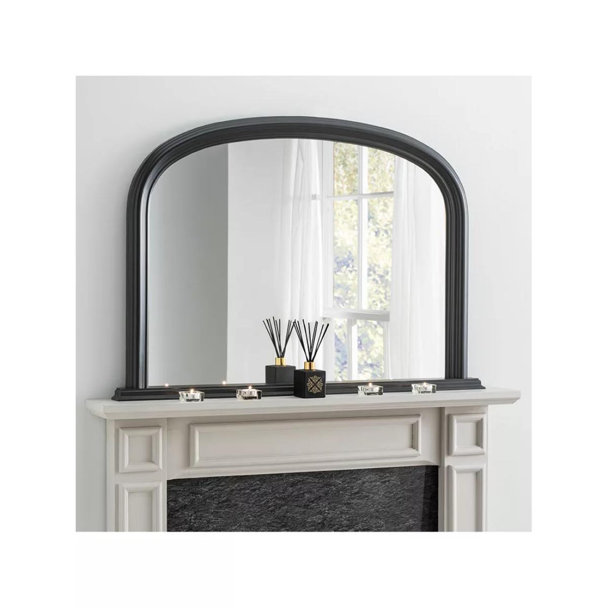 Yearn Ribbed Overmantle Wall Mirror, 77 x 112cm – image 3