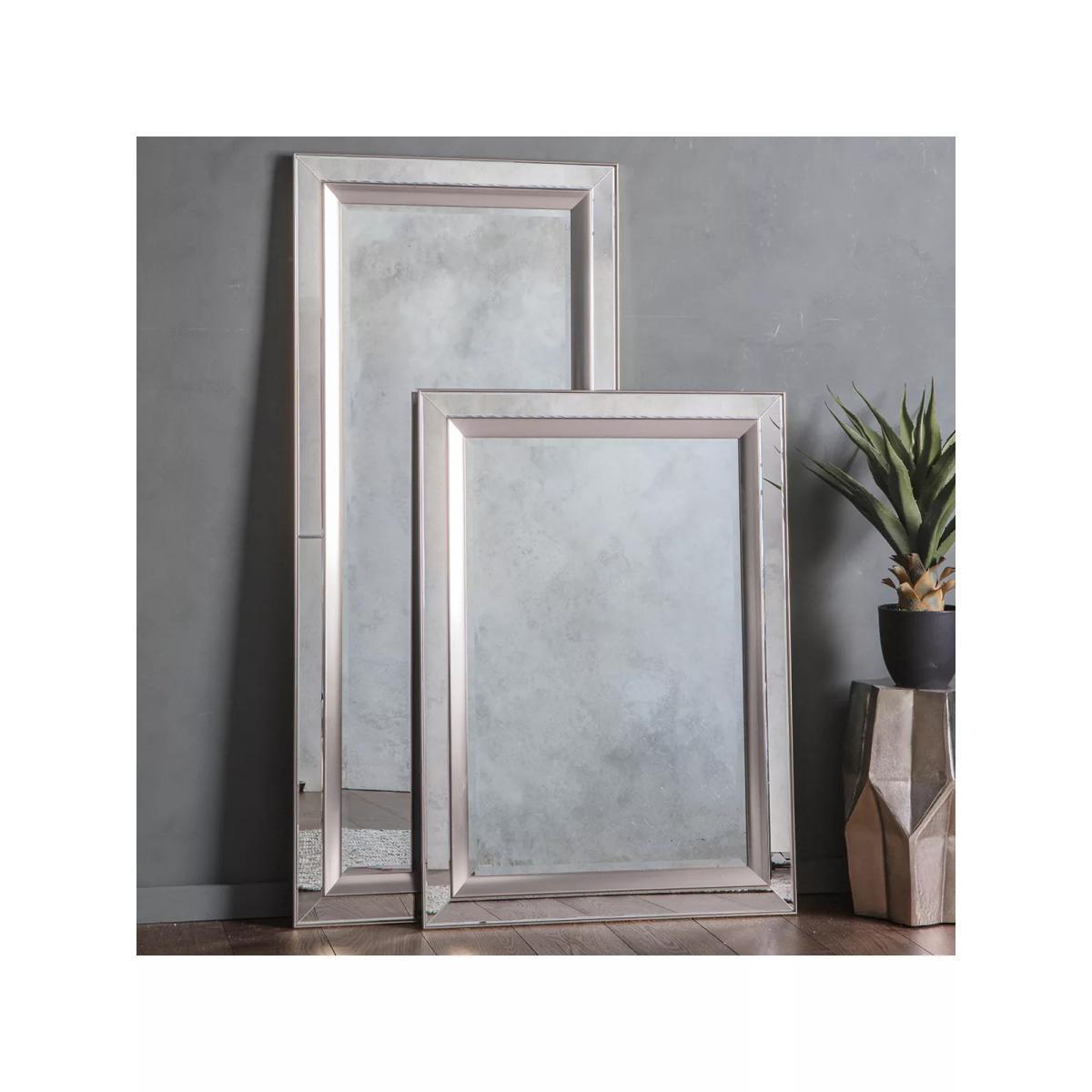 Madrid Rectangular Bevelled Glass Leaner Mirror, 158 x 69cm, Clear – image 2