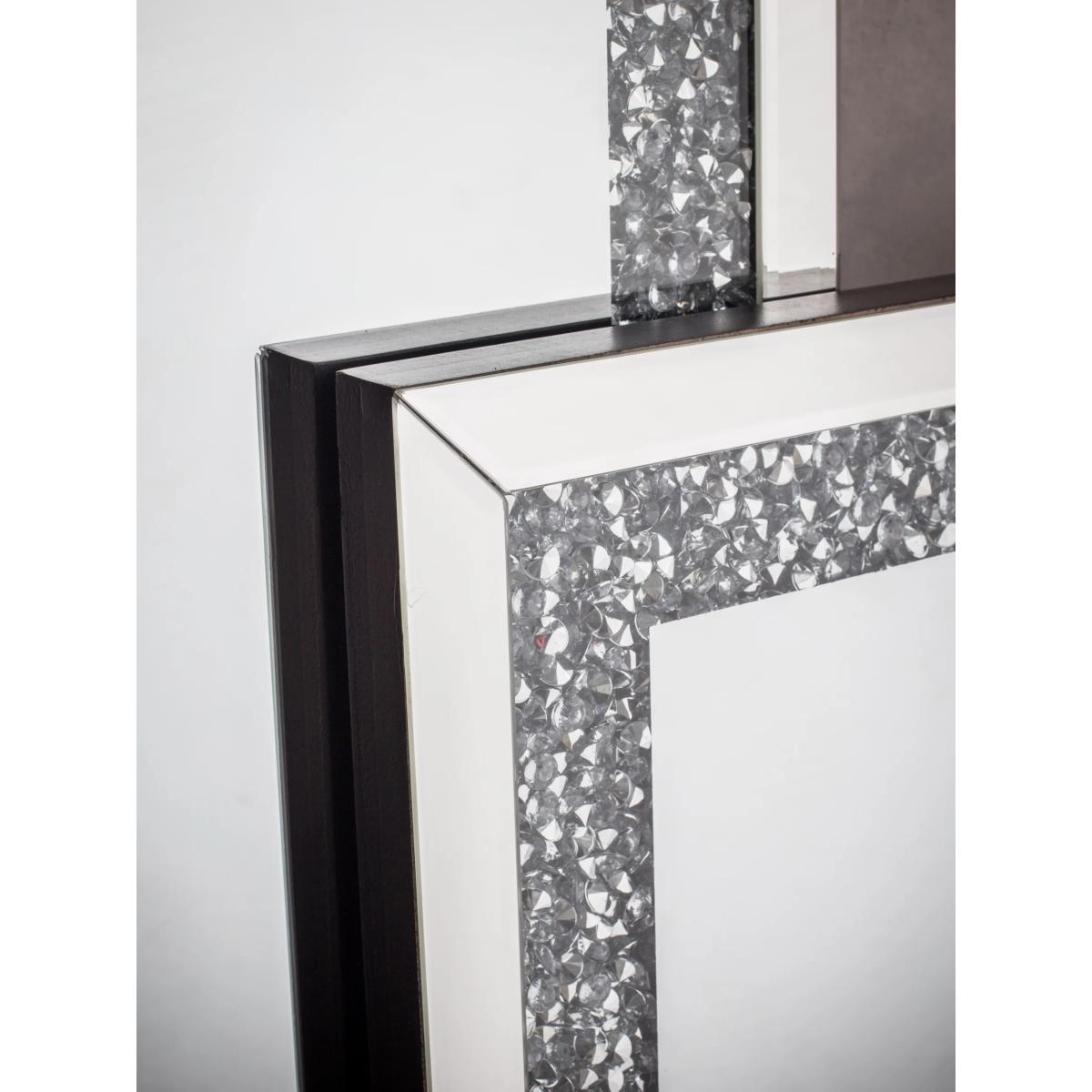 Glitz Wall Mirror, Clear/Silver – image 6