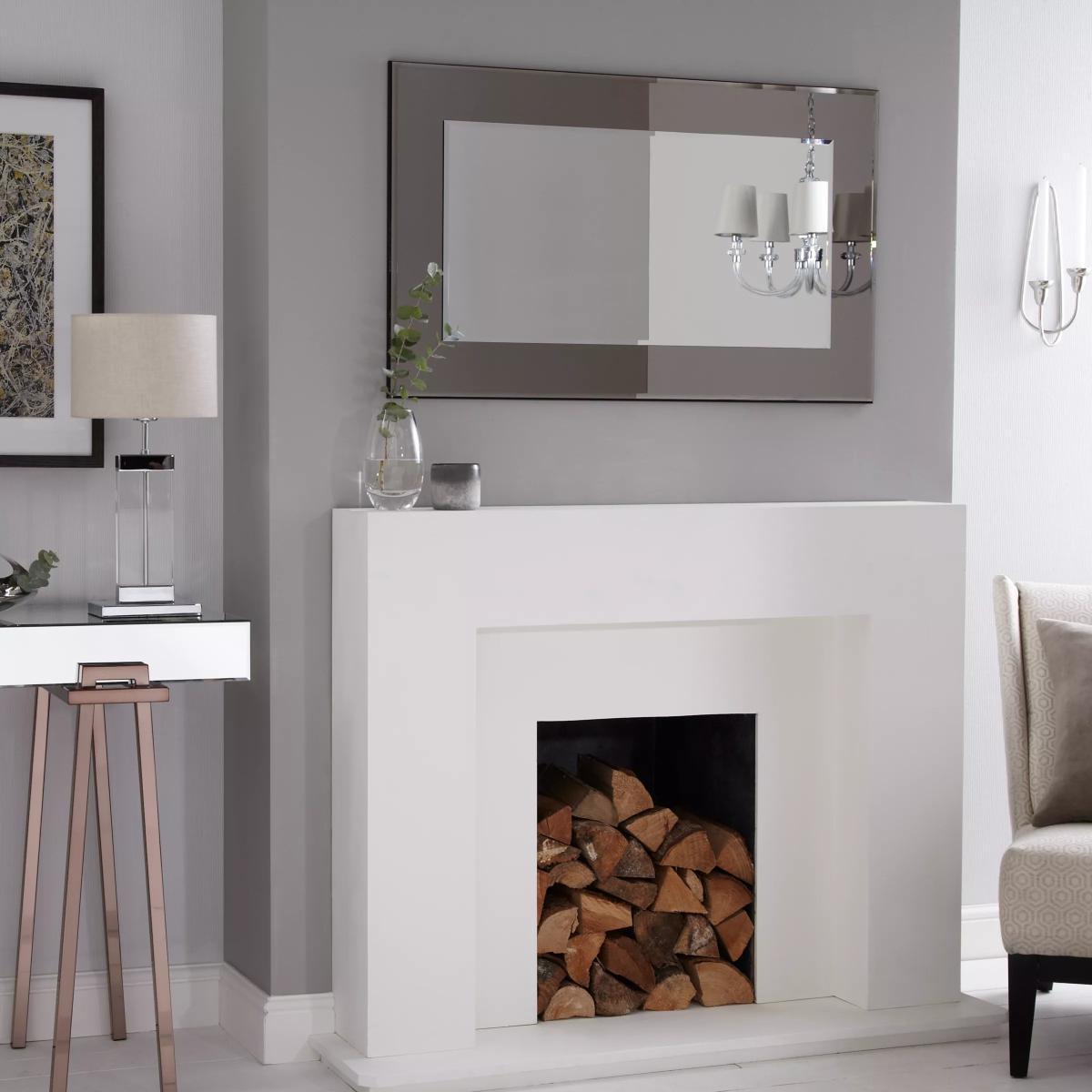 John Lewis & Partners Marietta Wall Mirror, Smoke, 101 x 75cm – image 3