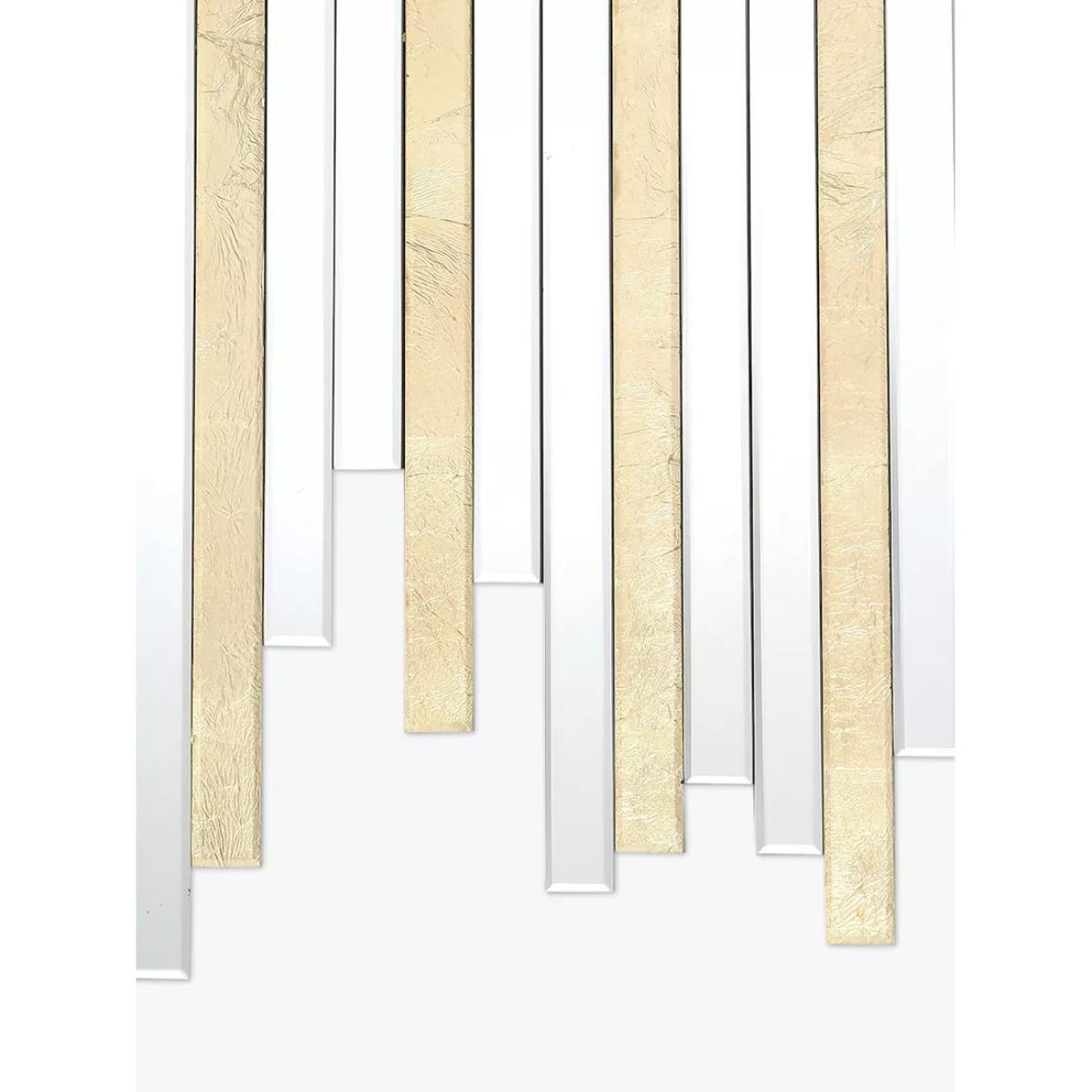 Där Pimento Bevelled Glass Wall Mirror, 86 x 66cm, Gold – image 3