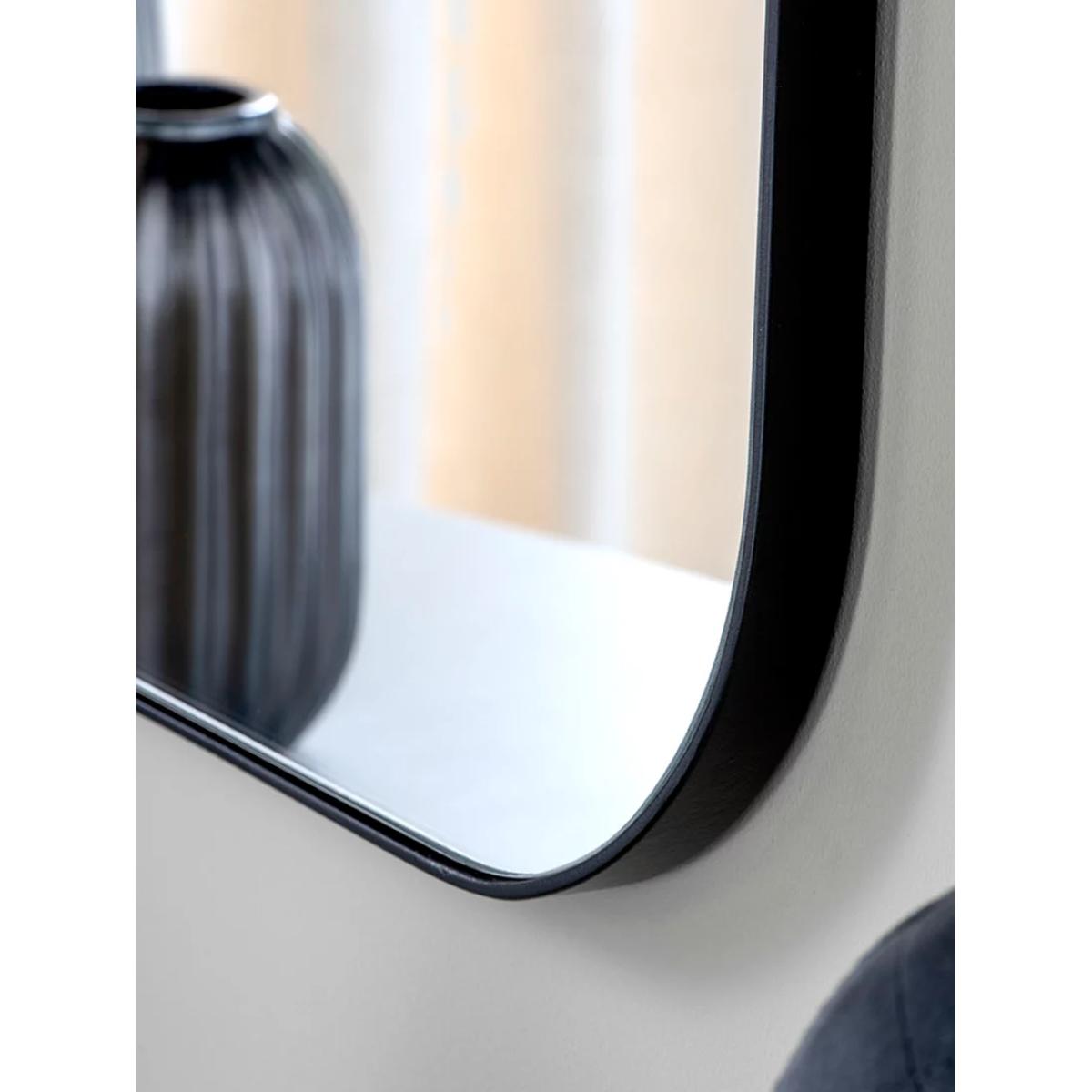 Yearn Arendal Rectangular Wood Frame Wall Mirror, 90 x 60cm – image 4