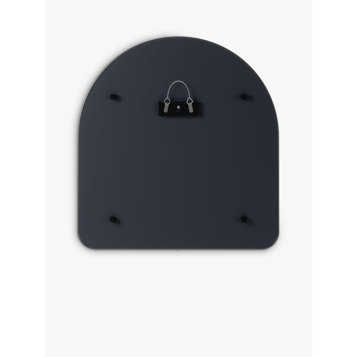 Umbra Hubba Arch Overmantle Wall Mirror, 92 x 87cm, Titanium – image 3