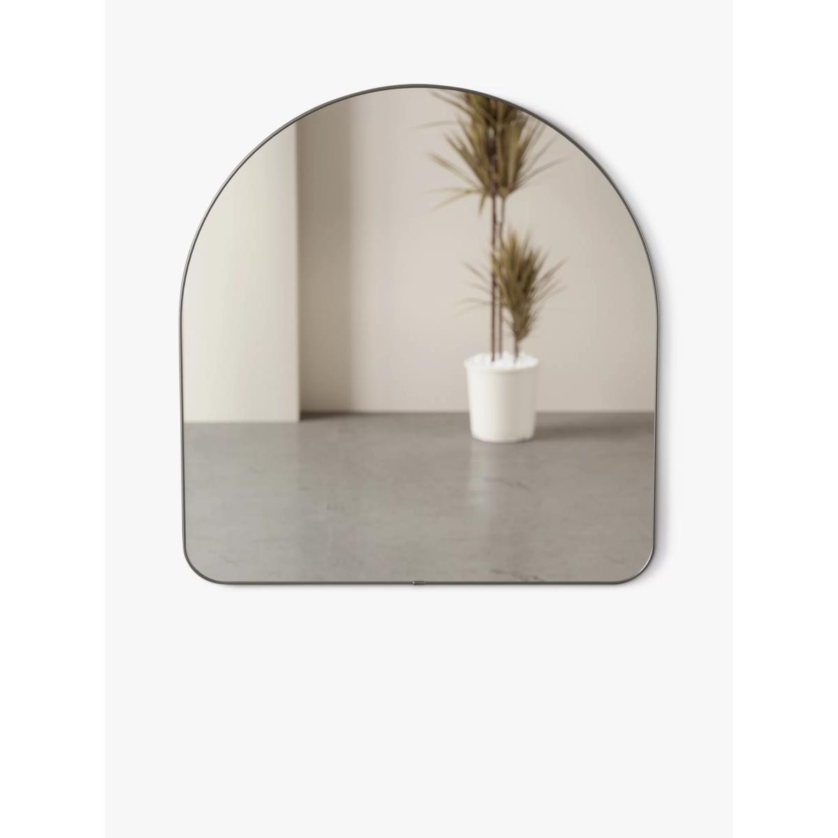 Umbra Hubba Arch Overmantle Wall Mirror, 92 x 87cm, Titanium – image 7