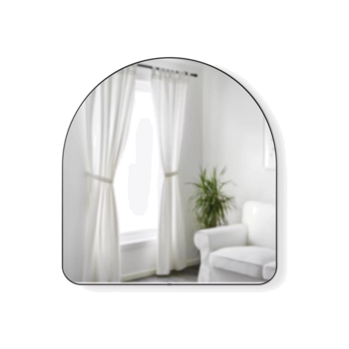 Umbra Hubba Arch Overmantle Wall Mirror, 92 x 87cm, Titanium – image 1
