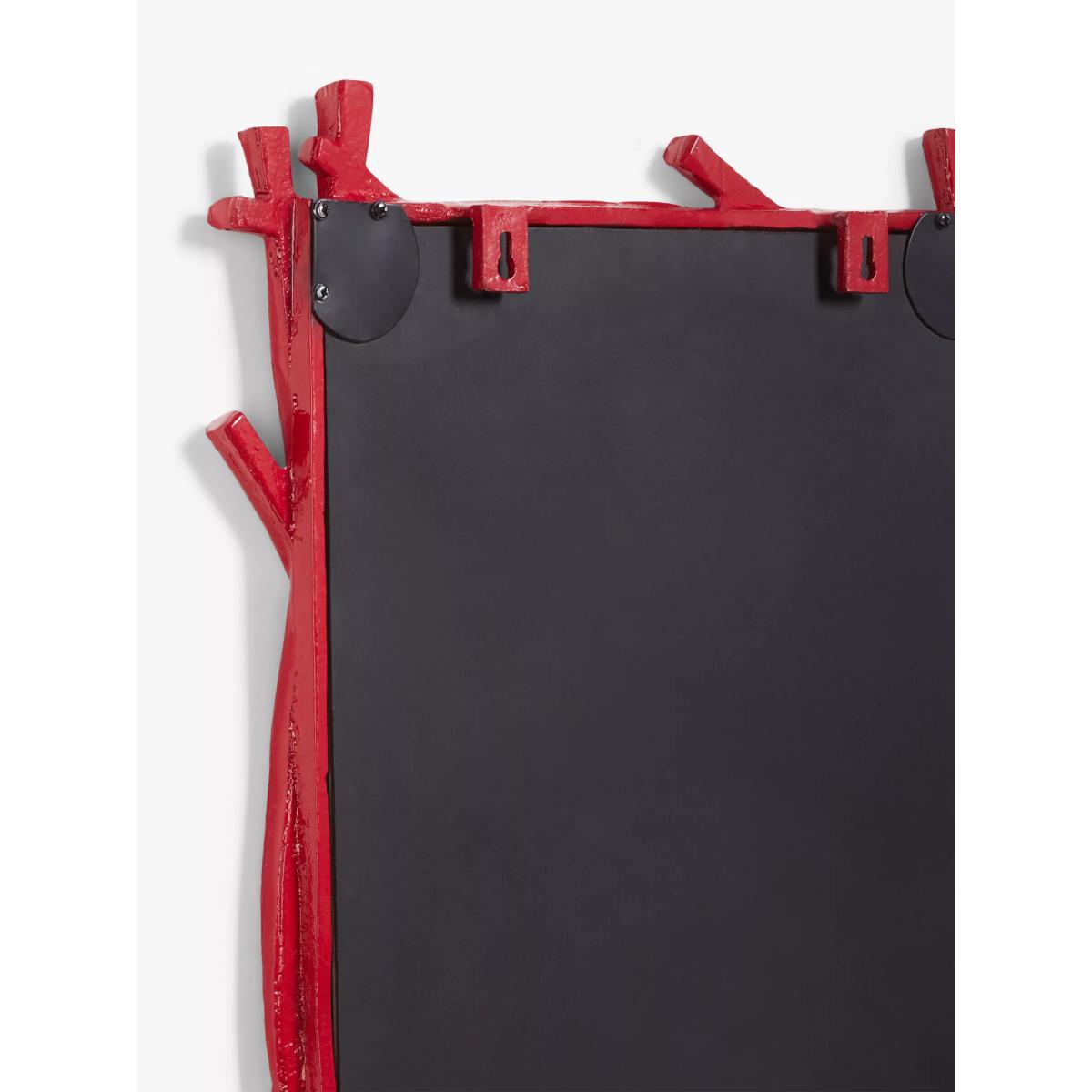 John Lewis & Partners + Matthew Williamson Twiggy Rectangular Wall Mirror, 79 x 52cm, Red – image 4