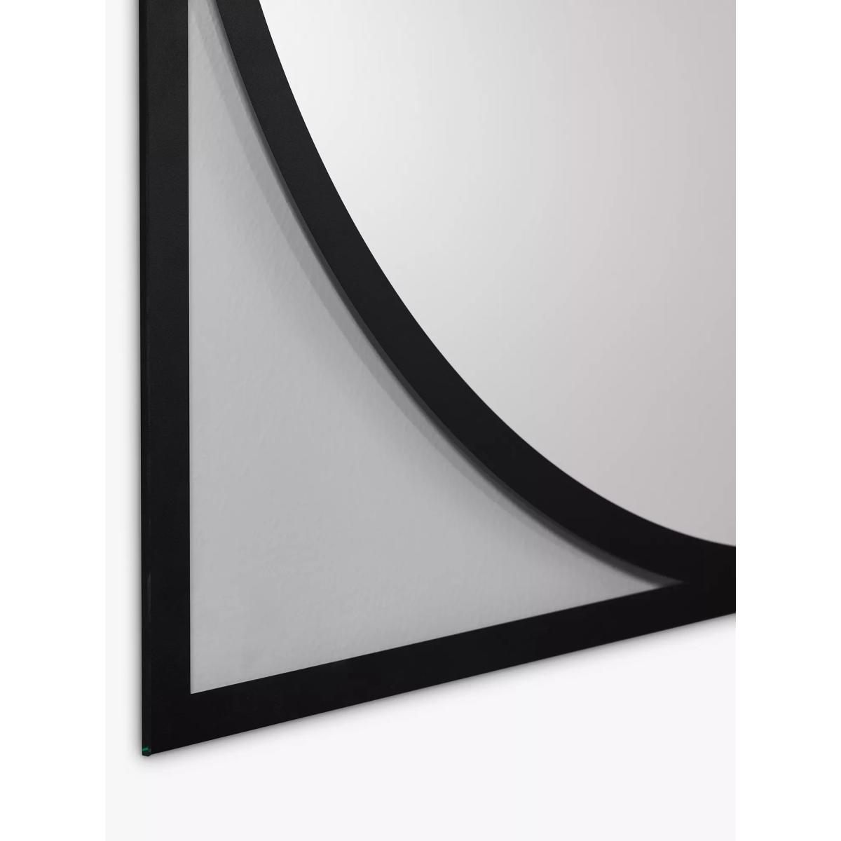 Deknudt Mirrors Circo Round Wall Mirror, 90cm, Black – image 5