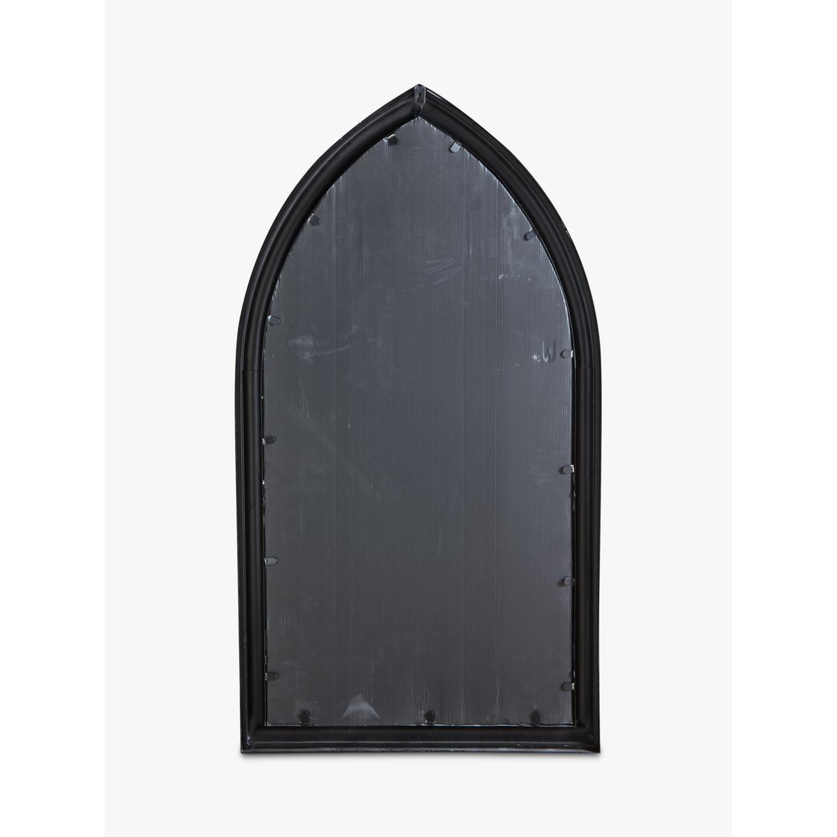 Afur Outdoor Garden Wall Arched Mirror, 112 x 61cm, Antique Noir – image 4