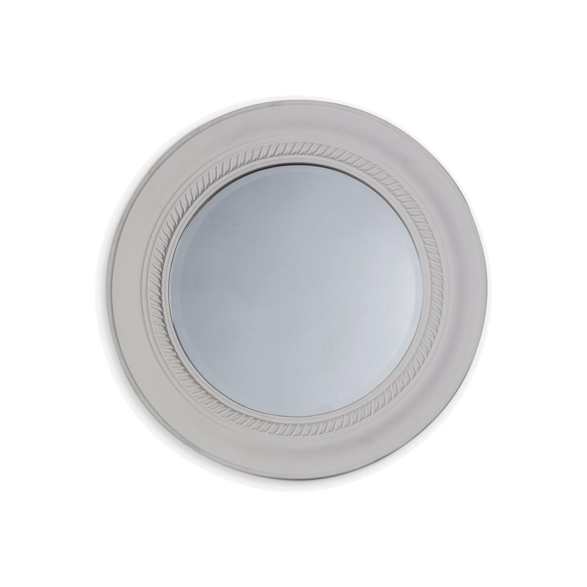 Neeson Round Wood Frame Wall Mirror, 60cm